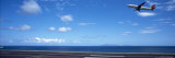 Airplane Taking Off from a Runway, Funchal Airport, Funchal, Madeira, Portugal Lámina fotográfica por Panoramic Images
