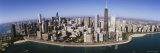 Aerial View of Lake Michigan, Lake Shore Drive, Chicago, Illinois, USA Photographie par Panoramic Images 