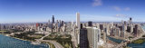 Aerial View of Lake Michigan, Lake Shore Drive, Chicago, Illinois, USA Photographic Print by Panoramic Images 