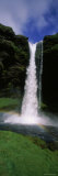 Waterfall in the Forest, Kvernufoss, Iceland Photographic Print by Panoramic Images 