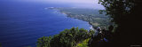 Men Riding Mules, Pacific Ocean, Kalaupapa, Molokai, Hawaii, USA Photographie par Panoramic Images 