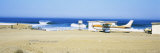 Private Plane on the Beach, Isla Natividad, Baja California, Mexico Photographic Print by Panoramic Images 