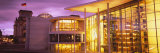 Buildings Lit Up at Dusk, Paul Lobe Haus, the Reichstag, Berlin, Germany Photographic Print by Panoramic Images 