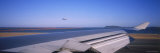 Commercial Airplane Taking Off from a Runway, San Francisco, California, USA Lámina fotográfica por Panoramic Images