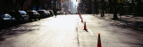 Traffic Cones on the Road in a City, Manhattan, New York City, New York, USA Stampa fotografica di Panoramic Images Traffic Cones on the Road in a City, Manhattan, New York City, New York, USA Stampa fotografica di Panoramic Images
