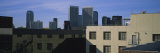 Buildings in Front of Skyscrapers, Century City, Los Angeles, California, USA Lámina fotográfica por Panoramic Images