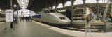 Bullet Train at a Railroad Station, Paris, France Photographic Print by Panoramic Images 