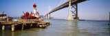 Boat Near Bay Bridge, San Francisco, California, USA Photographic Print by Panoramic Images 