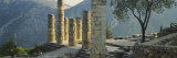 Ruined Columns, Temple of Apollo, Delphi, Greece Photographic Print by Panoramic Images 