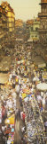 Crowd at a Street Market, Mumbai, India Photographic Print by Panoramic Images 