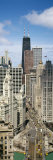 Skyscrapers in Michigan Avenue, Chicago, Illinois, USA Fotografie-Druck von Panoramic Images 