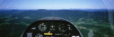 Mountain Range Through a Cockpit of an Airplane, Green Mountains, Vermont, USA Lámina fotográfica por Panoramic Images