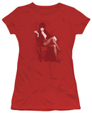 Juniors: Elvira - Red Chair T-shirts