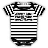 Infant: Johnny Cash - Folsom Stripes Bodysuit Shirt