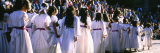Girls Walking in a Good Friday Procession, San Miguel de Allende, Guanajuato, Mexico Lámina fotográfica por Panoramic Images