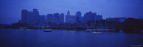 Boats in the Sea at Dusk, Boston Harbor, Boston, Massachusetts, USA Photographic Print by Panoramic Images 