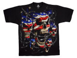 Fantasy - Patriotic Skulls Shirt
