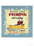 Deep Sea Fishing Giclee Print by Martin Wiscombe
