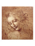 Weiblicher Kopf (La Scapigliata), ca. 1508 Poster von Leonardo da Vinci 
