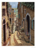 Tuscan Walkway Giclee Print by Guido Borelli