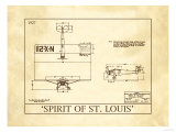 Spirit of St. Louis Giclee Print