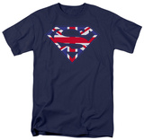 Superman - Great Britain Shield Bluser