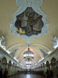 Komsomolskaja Metro, Moscow, Russia Photographic Print by Jon Arnold