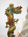 Chinese Dragon, Golden Mount, Wat Saket Temple, Bangkok, Thailand Photographic Print by Russell Young