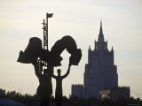 Stalinist Skyscraper, Moscow, Russia Photographic Print by Jon Arnold