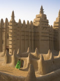 Djenne Mosque, Djenne, Niger Inland Delta, Mopti Region, Mali Fotografisk tryk af Gavin Hellier