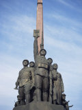 Mansudae Grand Monument, Mansu Hill, Pyongyang, North Korea Photographic Print by Jane Sweeney