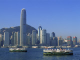 City Skyline, Hong Kong, China Photographic Print by Steve Vidler