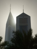 Emirates Towers, Sheikh Zayed Road Area, Dubai, United Arab Emirates Photographic Print by Walter Bibikow
