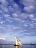 Dhow, Zanzibar, Tanzania Photographic Print by Peter Adams