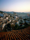 City Skyline and Rooftops, Taxco, Mexico Photographic Print by Steve Vidler