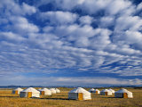 Yurts, Mongolia Photographie par Peter Adams