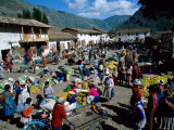 Pisac Market, Pisac, Peru Photographic Print by Steve Vidler
