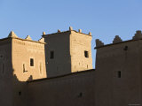 Taourirt Kasbah, Old Glaoui Tribe Building, Ouarzazate, Atlas Mountains, Morocco Photographic Print by Walter Bibikow