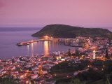Harbour and Town of Horta, Faial Island, Azores, Portugal Photographic Print by Alan Copson