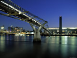 Millennium Bridge and Tate Modern, London, England Photographic Print by Alan Copson