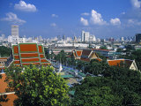 Wat Saket from Golden Mount, Bangkok, Thailand Photographic Print by Alan Copson
