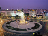 Praca Do Marques de Pombal, Lisbon, Portugal Photographic Print by Peter Adams