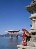 Miyajima Island, Itsukushima Shrine, Torii Gate, Honshu, Japan Photographic Print by Steve Vidler