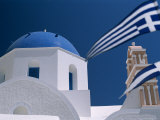 Santorini, Oia, Cyclades Islands, Greece Photographic Print by Steve Vidler