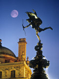 Eros statue, Piccadilly Circus, London, England Photographic Print by Rex Butcher