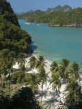 Beach on Ko Wat Ta Lap, Ang Thong National Marine Park, Ko Samui, Thailand Photographic Print by Michele Falzone