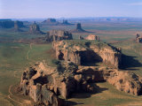 Monument Valley, Aerial, Arizona, USA Photographic Print by Steve Vidler