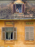 Medeival Old Town, Sighisoara, Transylvania, Romania Photographic Print by Russell Young
