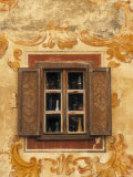 Window Detail, Bardejov, Saris Region, East Slovakia Photographic Print by Walter Bibikow