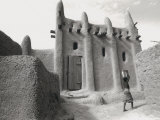 Mud Building, Nr Djenne, Mali Photographic Print by Peter Adams
